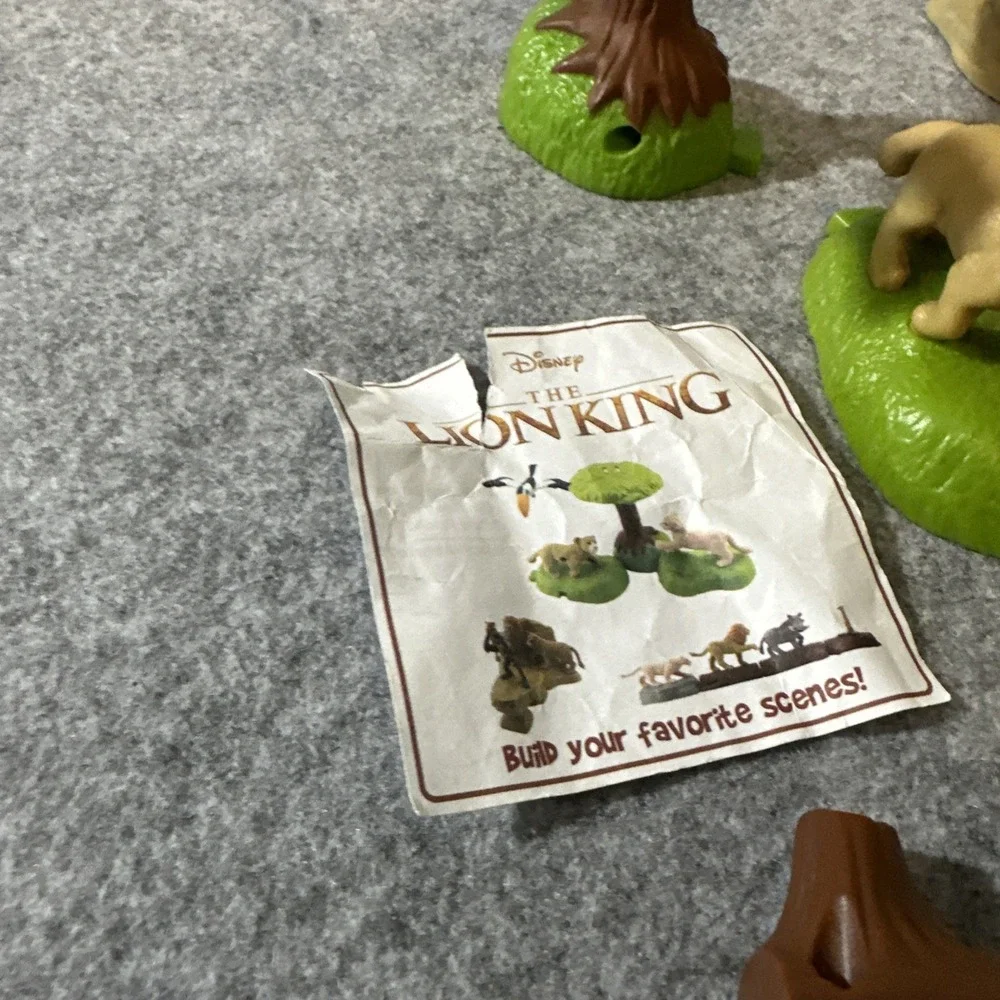 McDonald's Live Action Lion‎ King 2019 complete set of 10 pieces Cake Toppers